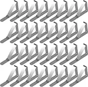32 Pcs Picnic Tablecloth Clips for Outdoor Tables, Premium Table Cloth Clip Holders, Thick Picnic Table Clips for Dining Tables, Metal Table Cloth Holding Clip, Cover Clamps for Tablecloths HAHAYOO