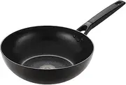 [LocknLock] Hard & Light Black Wok 13 inch Cookware Hard Anodized, Aluminum, Nonstick Coating with Ergonomic Bakelite Handle, PFOA Free, Induction Ready, Dishwasher and Oven Safe