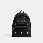 Coach X Peanuts Snoopy Cargo Backpack