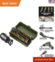Tool Torx Bit Set 29-Piece, 2 In-1 Bits Ratchet, EDC Tool Kit, Flex Locking H...