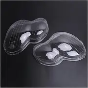 Headlight Clear Lens Lampshade Cover Compatible with C-Class Sedan 2001-2007 W203 Headlamp Shell Lenses Car Accessories (Size : 2 Headlight Lens)