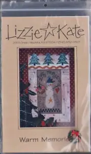 Christmas Snowman & Charm Stars Tree Red Cross Stitch Primitive OOP