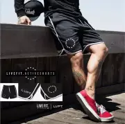 LIVE FIT LVFT Men Sports Jogging Gym Causal Short Pants Exercise Training