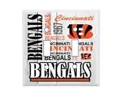 Cincinnati Bengals Subway Art Standard Double Light Switch Cover NFL Football