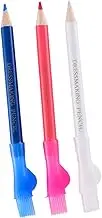 DOITOOL 3pcs Ergonomic Sewing Fabric Markers for Easy Application Any Material Durable and Design for Crafting and Daily Sewing Needs