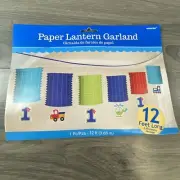 Paper Lantern Garland One Birthday Hanging Decorations Party Supplies Vehicles