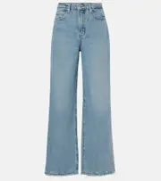 [Frame] Frame Le Jane high-rise wide-leg jeans 28 blue