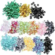 Angoily 14 Packs Colorful Glitter Sequins for DIY Crafts of Shiny Paillettes for Scrapbooking Decoupage and Handmade Projects for Arts and Crafts Decoration