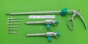 Laparoscopic Bulldog Clamp With 6 Clip Trocar Cannula 10mm Surgical Instruments