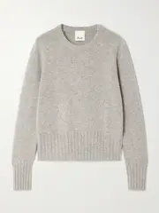 [Allude] Allude - Cashmere Sweater - Gray - x large x large Gray