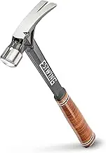 Estwing E15S 15oz Ultra Framing Hammer, Smooth Face, Leather Grip