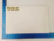 1/2" Thick DELRIN / ACETAL NAT FLAT SHEET STOCK 0.50" x 10.125" x 15.75"