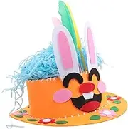 Easter Hat Set DIY Bonnet Kit for Boys and Supplies Adorable Chick Decorations for Boys Girls Random
