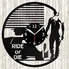 Fast&Furious Vinyl Record Wall Clock Decor Handmade 2649