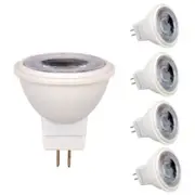 5Pcs Mr11 Led Bulb 20W Halogen Replacement Dimmable 2W 38 Beam Angle 12V Ac Cool White Light Bulbs