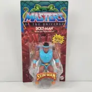 Masters Of The Universe Origins Bolt-Man Action Figure Great Card , Unpunched