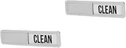 NUOBESTY 2pcs Clean Dirty Dishwasher Indicator Sign for Kitchen Fridge Appliance Organizati