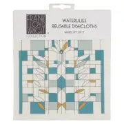 Frank Lloyd Wright Swedish Dish Cloths (6.7 x 7.5-inch) - Set of 3 Reusable, ...