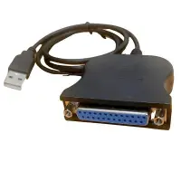 在飛比找Yahoo!奇摩拍賣優惠-USB to DB25p列表機轉接線 USB轉成DB25母頭