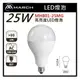 ☼金順心☼專業照明~MARCH LED 25W 燈泡 球泡 高亮度 全電壓 MH801-25MG