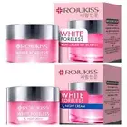 Rojukiss Set White Poreless Day Cream + Night Cream Korean skin care clear 45 ml