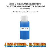ROCK N ROLL MIX SNOW CONE/SHAVED ICE FLAVOR CONCENTRATE MAKES 1 QUART