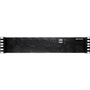 JACKSON RAC1200 19" Rack Mount 12Way Power Board + 2Ru 19 Rack Mounted 19" RACK MOUNT