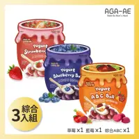 在飛比找momo購物網優惠-【韓國AGA-AE】益生菌寶寶優格球3入組(草莓/藍莓/綜合