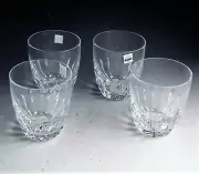 Equinox Crystal Stemware by Rogaska boxed set of 4 Double old Fashioned, NEW