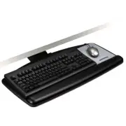 3M Easy Adjust Keyboard Tray with Standard Keyboard and Mouse Platform, 23 in Tr