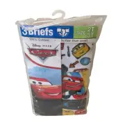 Disney Pixar Cars Boys 2T-3T Briefs Lightning McQueen Dinoco Piston Cup Set of 3