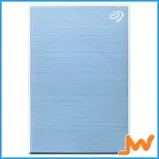 Seagate One Touch 4TB External Hard Drive With Password Protection - Blue