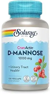 Solaray Solaray D-Mannose with Cranactin, 1000mg, 120 Count