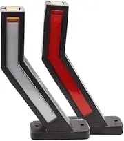 2pcs/4pcs 12V 24V Trailer Side Marker Lighting Truck Van LED Light Universal LED Neon Stalk Lamp Waterproof Outline Marker Light Lamp assembly(4pcs)