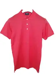 PAUL&SHARK sz M T-SHIRT POLO NECK SHORT SLEEVES SOLID 1/4 BUTTONS COTTON SUMMER
