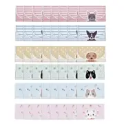 Stationary Letter Paper Set Foldable Greeting Card 6.4x8.4Inch Lined Sheet