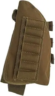 Tactical Cheek Rest Riser Buttstock Cover Molle Bullets Ammunition Pouch Bag Ammo Shell Reload Carrier Cartridges Holder Shooting Gear