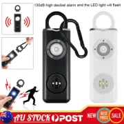 Personal Alarm Key Chain Flashlight 130db High Decibel Security Emergency Alert