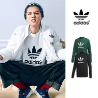 在飛比找Yahoo!奇摩拍賣優惠-【GT】Adidas Originals 黑綠 大學T 衛衣