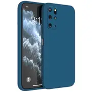 MCC For Samsung Galaxy S20+ Plus Soft Liquid Silicone Shockproof Case Cover G985 [Dark Blue]