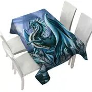 Riptide Ocean Cliffs Dragon Tablecloth