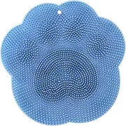 Ipetboom Silicone Cat Paw Shape Back Scrubber Mat Versatile Non Slip Shower Foot Massager Cushion for Bathroom Innovative Suction Design Unique Comfort Elegant Look