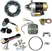 Replacement parts ELECTRIC START CONVERSION KIT L48 for YANMAR L48 DIESEL ENGINES STARTER MOTOR Easy to replace