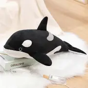 Huiyun 40/50CM Giant Killer Whale Doll Pillow Whale Orcinus Orca Whale&Shark Plush Toy Doll Shark Kids Boys Soft Toys Nice Gift 40cm
