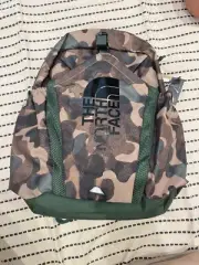 THE NORTH FACE Y MINI RECON Utility Camo Olive Army Green Backpack NWT Rare. A13