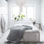 Handmade Giant Soft Thick Chunky Knitted Blanket Arm Knit Throw Hand Knitting Chunky Knit Throw Blanket Chunky Knit Blanket Knitted Throw,Gray,120 * 150cm