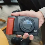 Wood Hand Grip Quick Release L shaped Plate Bracket For Ricoh GR2 mount Holder