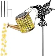 AwObEpl Watering Can Solar Light Decorative Solar Kettle Light Waterproof Outdoor Lantern Watering Can for Patio Yard Garden Lawn