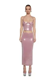 No More Words Skirt Set