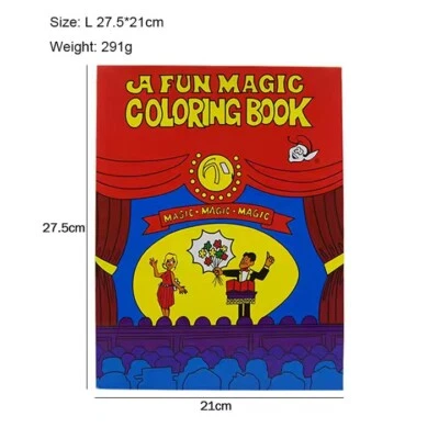 Magic Colouring Book Trick – Colour Changing Book for Magicians | Large